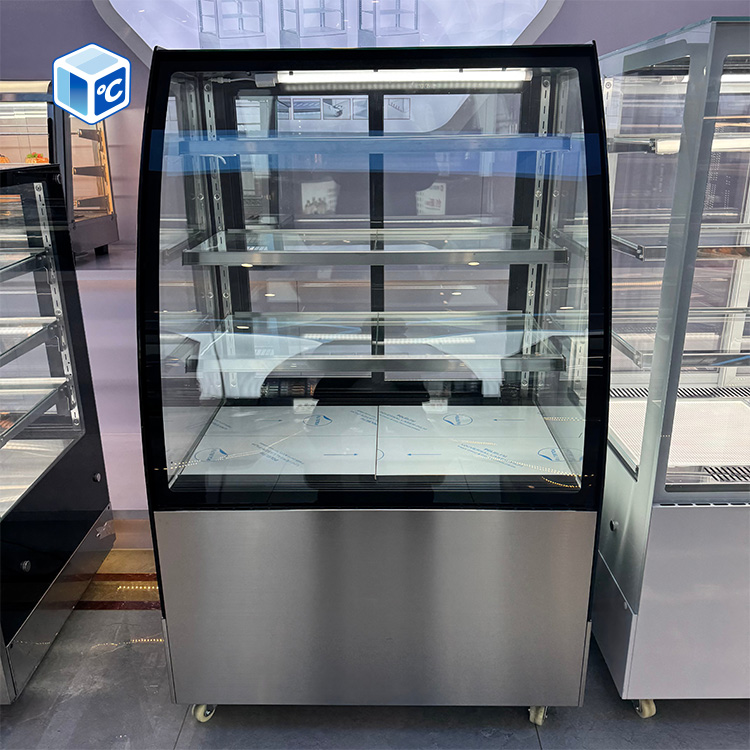 Glass Cabinet Display - 2 Tier Commercial Cake Display Refrigerator