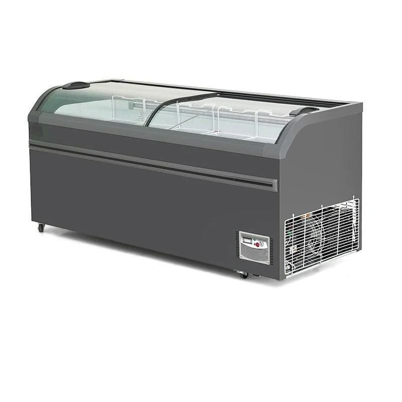 Glass Cabinet Display - Commercial Large Capacity Freezer Refrigerator Refrigerated