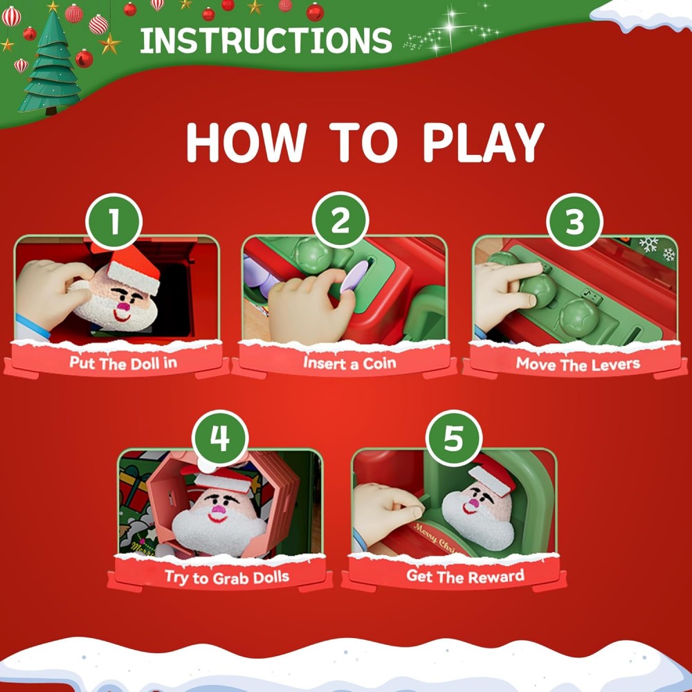 Christmas Claw Machine For Kid - Arcade And Vending review and price
