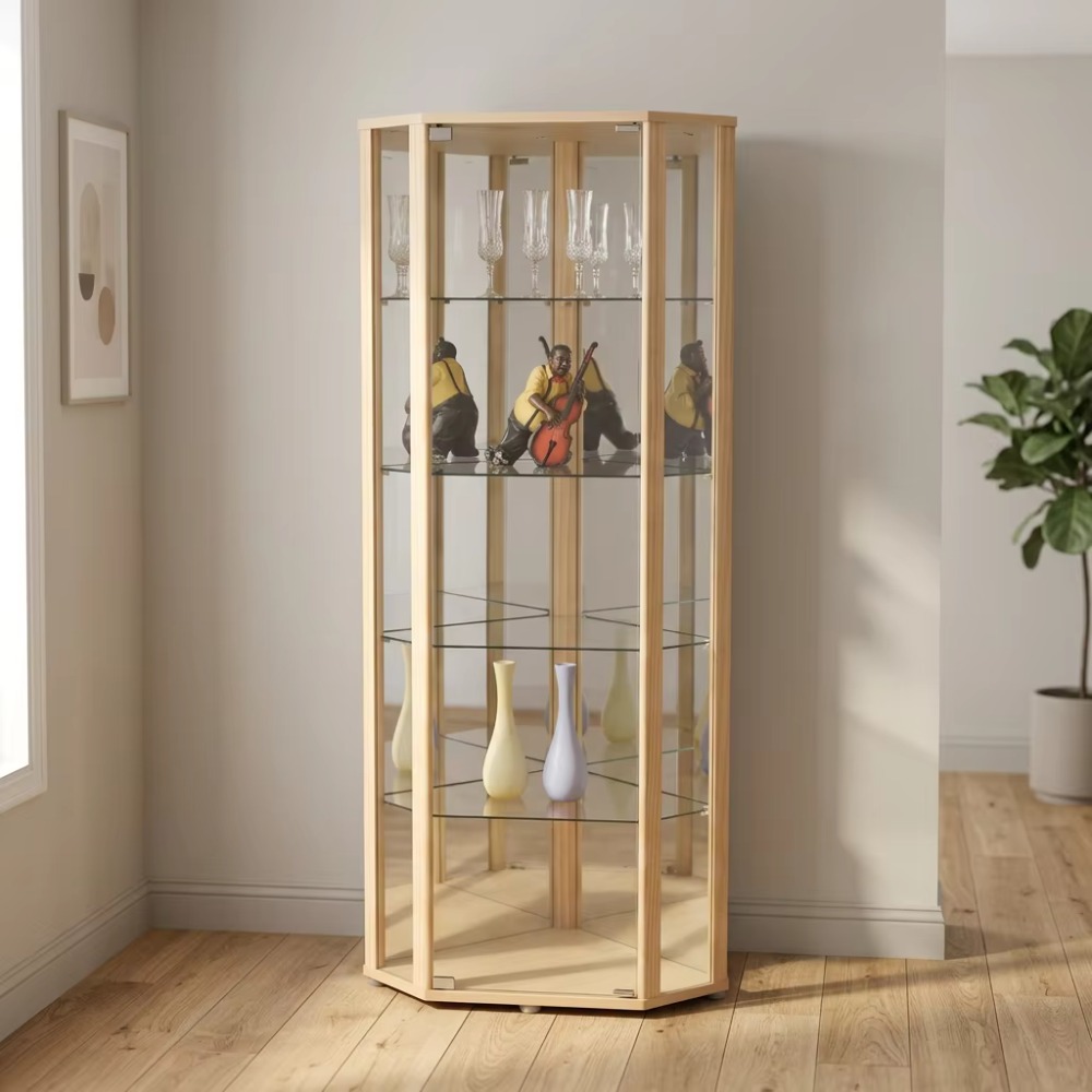 Wooden Corner Display Cabinet  - Glass Cabinet Display review and price