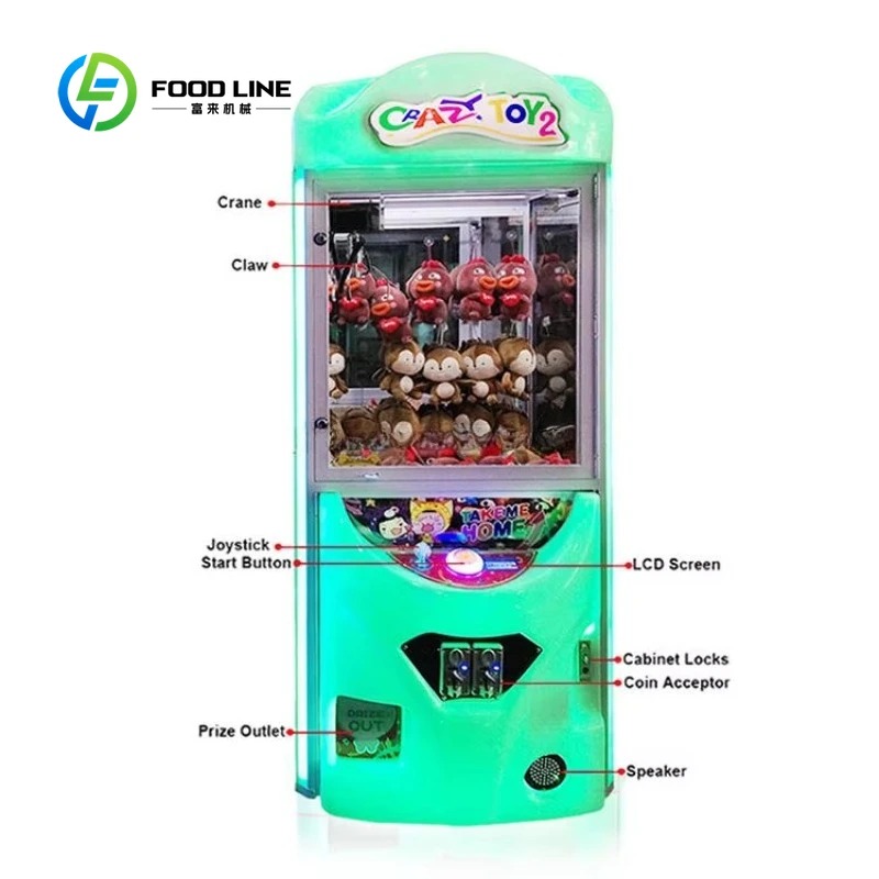 Customized Coin Operated Arcad - Arcade Prize Vending Machine review and price