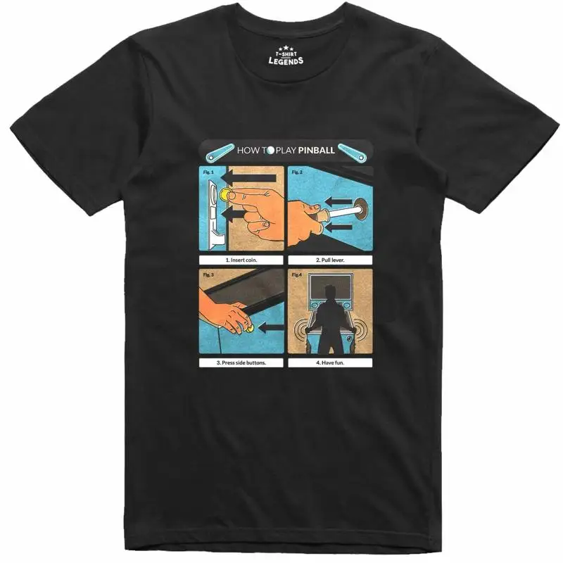 Mens T Shirt Retro Pinball Mac - Pinball Machine review and price