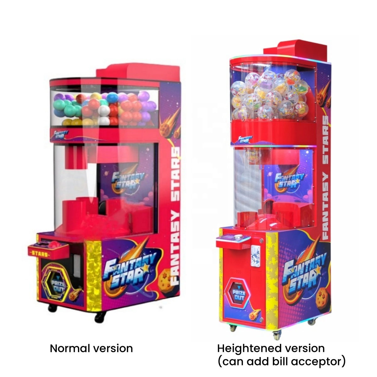Amusement Park Metal Coin Oper - Prize Capsule Toy Machine review and price
