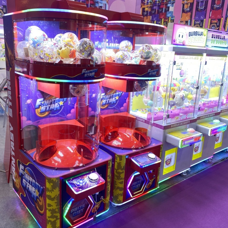 Amusement Park Metal Coin Oper - Prize Capsule Toy Machine review and price
