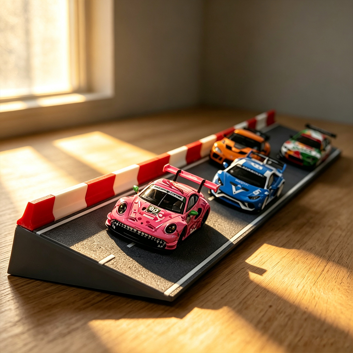Small Scale Car Model Scene 1  - Racing Arcade Cabinet review and price