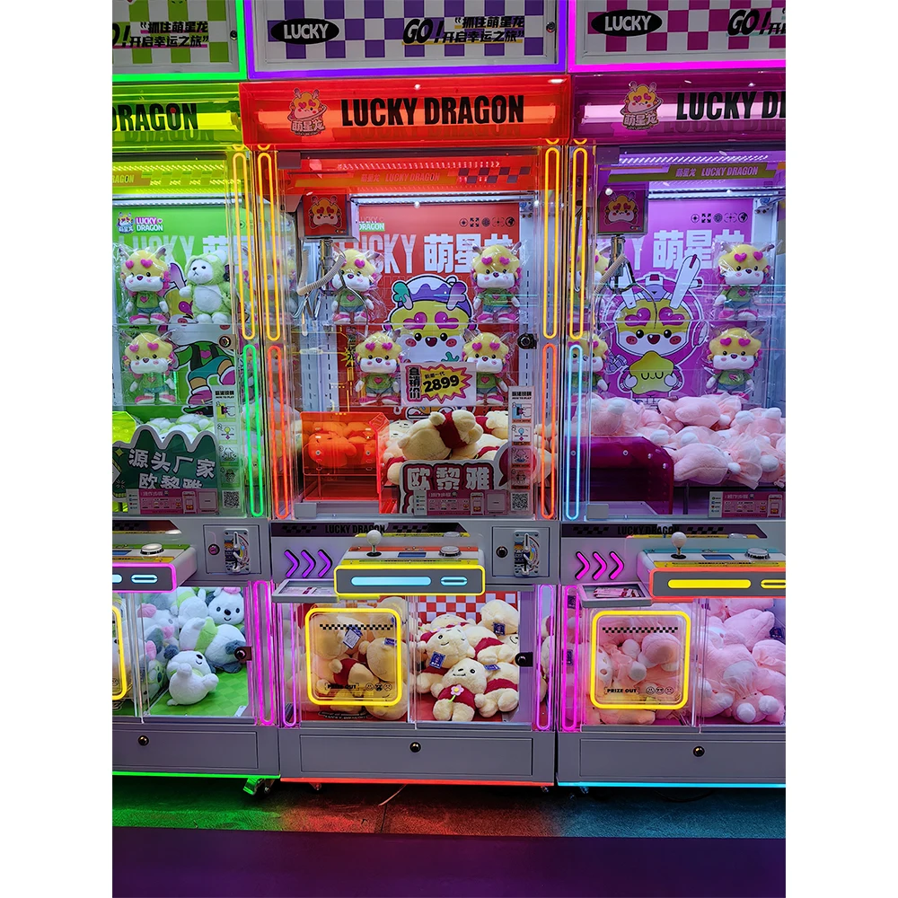 #New Colorful Claw Machine Luc - Arcade Prize Vending Machine review and price