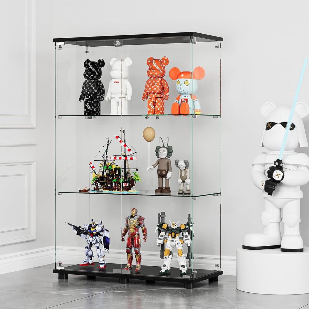 Glass Display Cabinet with 3-S - Glass Cabinet Display review and price