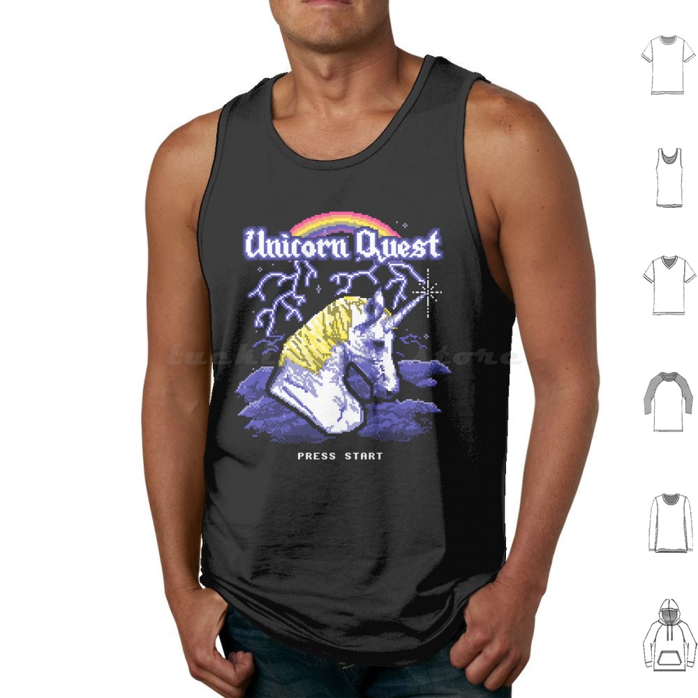 Unicorn Quest Tank Tops Vest S - Arcade Quest review and price